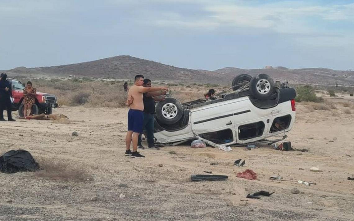 Volcadura Deja Cuatro Lesionados En Pichilingue El Sudcaliforniano Noticias Locales 2795